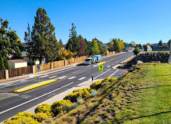 wells acres neighborhood street safety program crosswalk