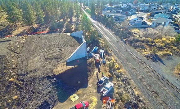 Murphy Corridor construction site.