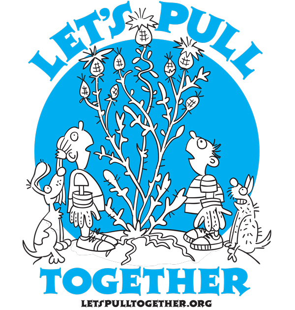 Let's Pull Together shirt logo.